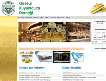 Tablet Screenshot of giresunkuyumculardernegi.com